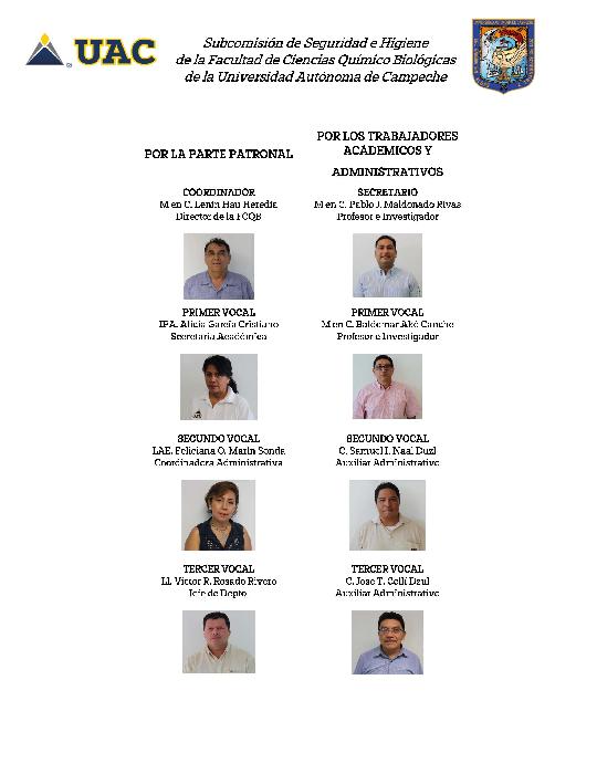 SubcomiteSeguridadHigieneFCQB2019