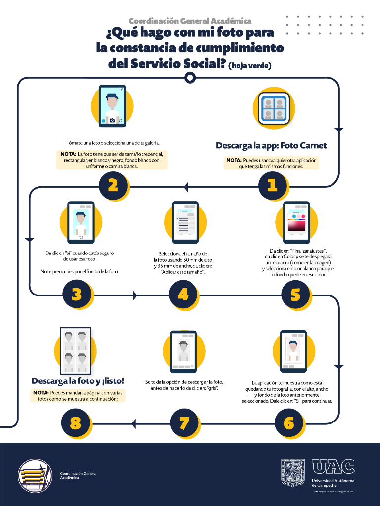 Infografía para Foto de Servicio Social